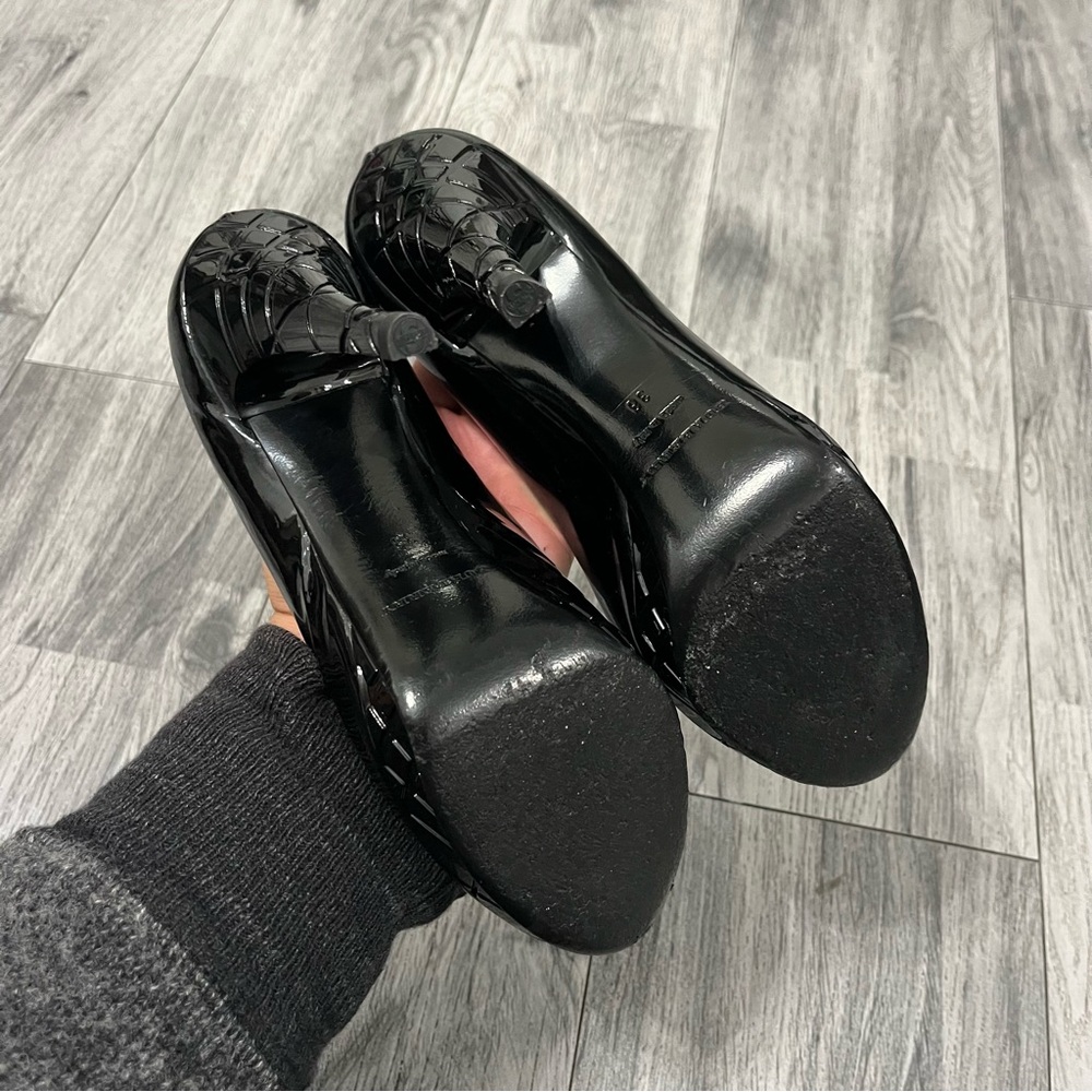 Burberry Black Patent Leather Platform Pumps - Picture 9 of 9